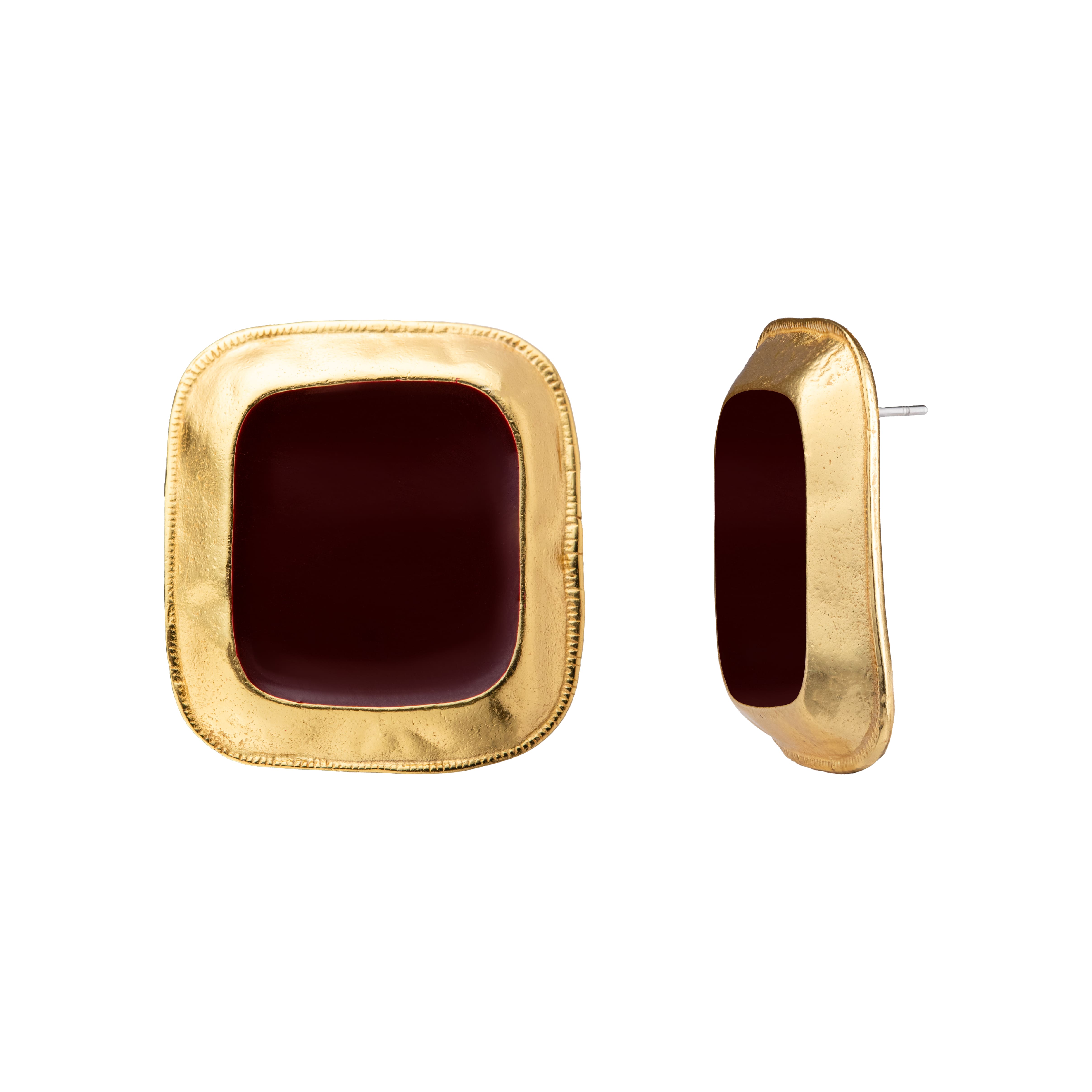 RESONANCE Сережки burgundy